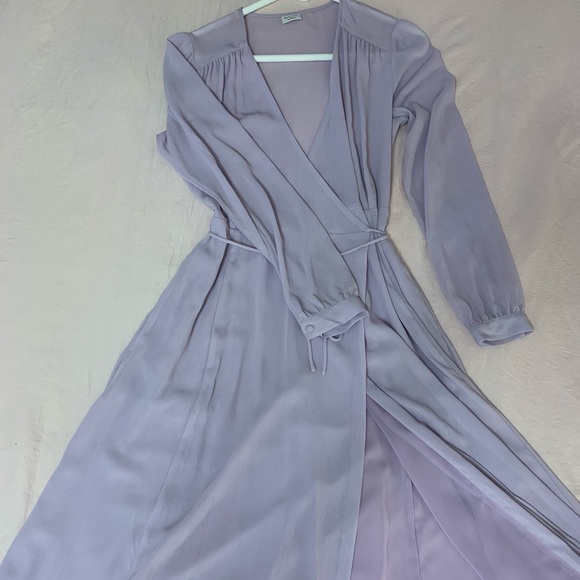 Long Wrap Dress